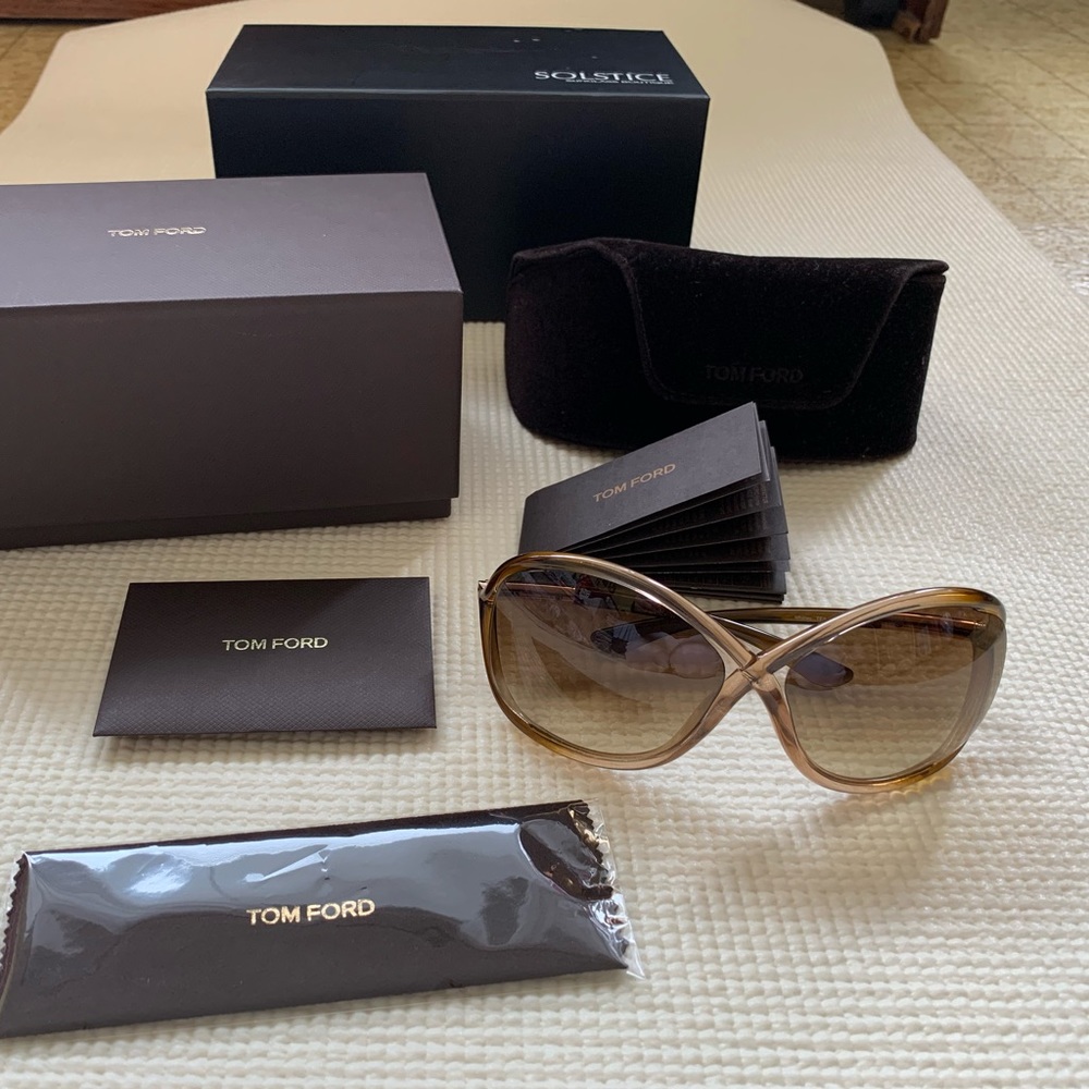 Tom Ford Whitney Sunglasses Blonde FT0009 74F